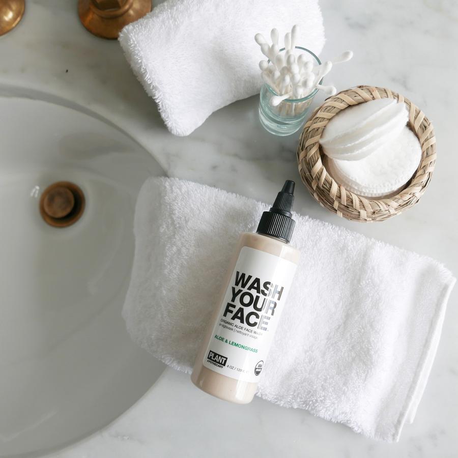 WASH YOUR FACE Certified Organic Aloe Face Wash