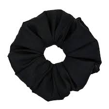 Dinner Scrunchie - Cream & Black