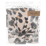 Recycled Polyester Luxe Shower Cap - Leopard